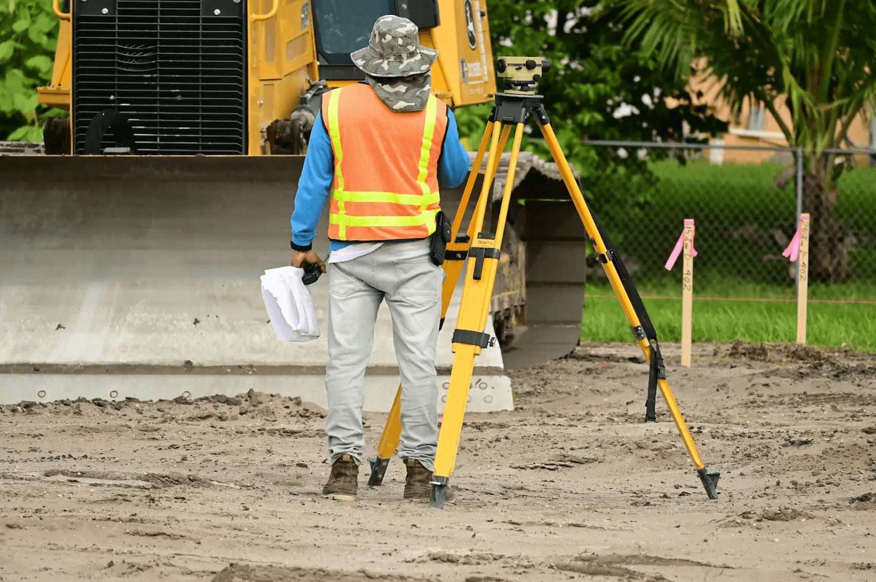 Contractors on site